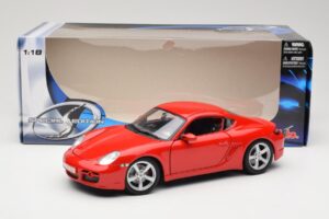 Porsche Cayman S 987.2 Rød Maisto 1:18 31122 Metal — billede 8 af 8