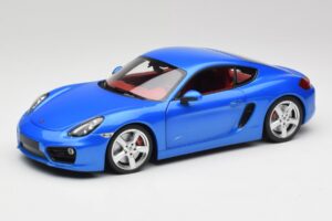 Porsche Cayman 981 S Aqua Blå Metallic Minichamps 1:18 110062221 Metal
