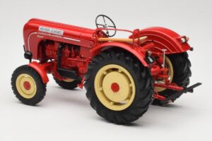 Porsche-Diesel Super Traktor Hofherr Schrantz Rød Minichamps 1:18 109183071 Metal — billede 7 af 8