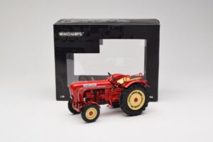 Porsche-Diesel Super Traktor Hofherr Schrantz Rød Minichamps 1:18 109183071 Metal — billede 8 af 8