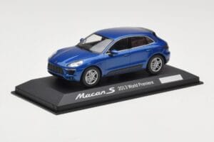Porsche Macan 95B S Blå World Premiere Minichamps 1:43 WAP0201550E Metal — billede 2 af 4