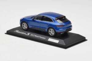 Porsche Macan 95B S Blå World Premiere Minichamps 1:43 WAP0201550E Metal — billede 3 af 4