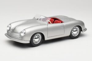 Porsche No. 1 356 Roadster Fish Sølv Maisto 1:18 31853 Metal