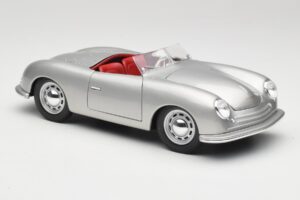 Porsche No. 1 356 Roadster Fish Sølv Maisto 1:18 31853 Metal — billede 6 af 8