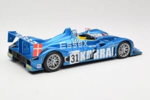 Porsche RS Spyder LMP2 #31 Team Essex C. Elgaard / J. Nielsen / K. Poulsen 24 Hours of Le Mans 2008 Norev 1:18 187519 Metal — billede 2 af 6