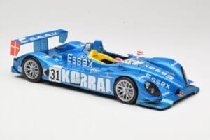 Porsche RS Spyder LMP2 #31 Team Essex C. Elgaard / J. Nielsen / K. Poulsen 24 Hours of Le Mans 2008 Norev 1:18 187519 Metal — billede 4 af 6