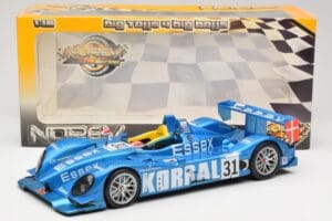 Porsche RS Spyder LMP2 #31 Team Essex C. Elgaard / J. Nielsen / K. Poulsen 24 Hours of Le Mans 2008 Norev 1:18 187519 Metal — billede 6 af 6
