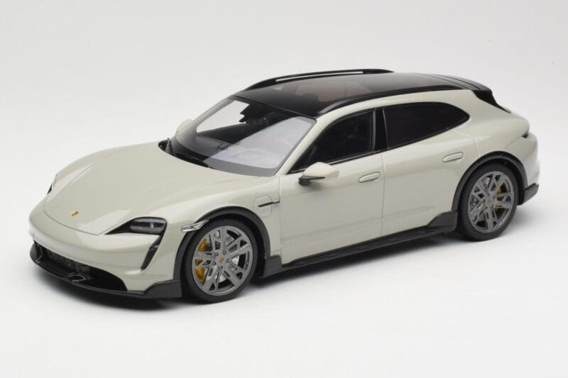 Porsche Taycan Cross Turismo Turbo S Chalk Grey Minichamps 1:18 155069302 Metal