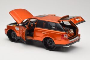 Range Rover Sport L320 Orange Maisto 1:18 31081 Metal — billede 5 af 8