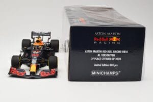 Red Bull Racing RB16 #33 M. Verstappen 3rd Place Styrian GP 2020 Minichamps 1:18 110200233 Metal — billede 6 af 6