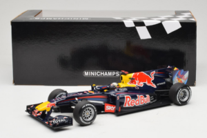 Red Bull RB6 Renault #5 S. Vettel Red Bull Racing Brazilian Grand Prix Winner 2010 Minichamps 1:18 110100205 Metal — billede 6 af 7