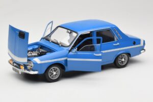 Renault 12 Gordini Blå Solido 1:18 195596 Metal — billede 2 af 8