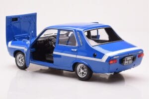 Renault 12 Gordini Uden Kofangere Bleu de France Norev 1:18 185248 Metal — billede 5 af 8