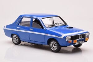 Renault 12 Gordini Uden Kofangere Bleu de France Norev 1:18 185248 Metal — billede 6 af 8