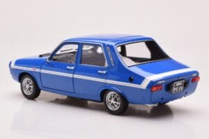 Renault 12 Gordini Uden Kofangere Bleu de France Norev 1:18 185248 Metal — billede 7 af 8
