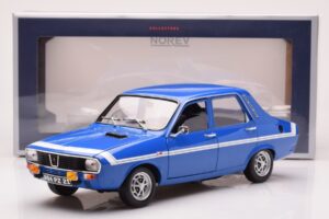Renault 12 Gordini Uden Kofangere Bleu de France Norev 1:18 185248 Metal — billede 8 af 8