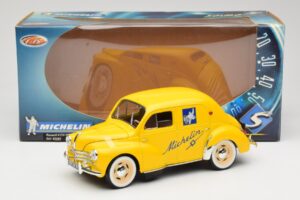 Renault 4CV Michelin Yellow Solido 1:18 82002 Metal — billede 6 af 6