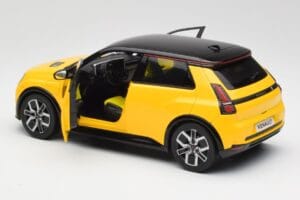 Renault 5 E-Tech Pop Gul & Sort Norev 1:18 185500 Metal — billede 5 af 8