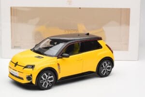 Renault 5 E-Tech Pop Gul & Sort Norev 1:18 185500 Metal — billede 8 af 8