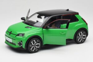 Renault 5 E-Tech Electric Pop Grøn & Sort Norev 1:18 185502 Metal — billede 2 af 8