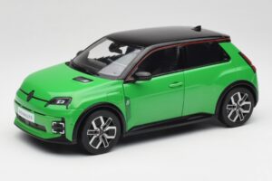 Renault 5 E-Tech Electric Pop Grøn & Sort Norev 1:18 185502 Metal