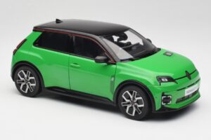Renault 5 E-Tech Electric Pop Grøn & Sort Norev 1:18 185502 Metal — billede 6 af 8