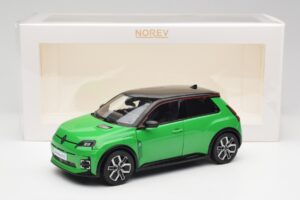 Renault 5 E-Tech Electric Pop Grøn & Sort Norev 1:18 185502 Metal — billede 8 af 8