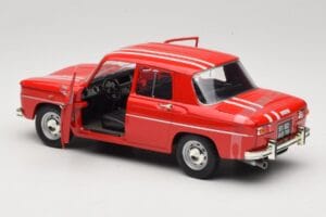 Renault 8 Gordini Rød Solido 1:18 9018-M1 Metal — billede 5 af 8