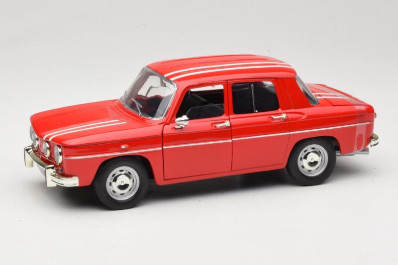 Renault 8 Gordini Rød Solido 1:18 9018-M1 Metal