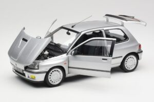 Renault Clio 16S Mk1 Iceberg Grå Norev 1:18 185256 Metal — billede 2 af 8