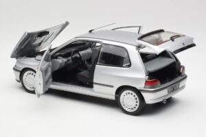 Renault Clio 16S Mk1 Iceberg Grå Norev 1:18 185256 Metal — billede 5 af 8