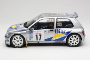 Renault Clio Maxi #17 J. Ragnotti / G. Thimonier Tour de Corse 1995 Otto 1:12 G090 Resin — billede 3 af 6