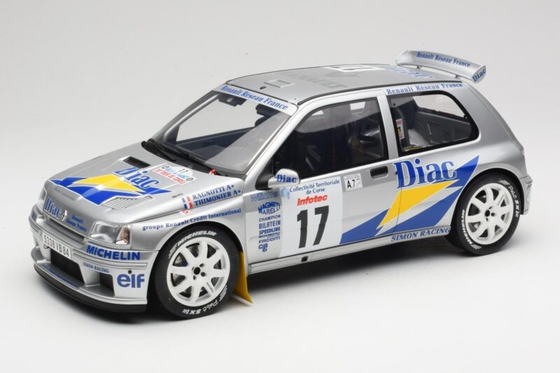 Renault Clio Maxi #17 J. Ragnotti / G. Thimonier Tour de Corse 1995 Otto 1:12 G090 Resin