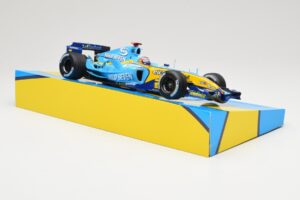 Renault R25 #5 F. Alonso Brazilian GP F1 World Champion 2005 Minichamps 1:18 147051705-R1 Metal — billede 4 af 8
