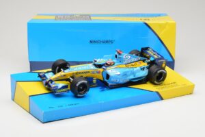 Renault R25 #5 F. Alonso Brazilian GP F1 World Champion 2005 Minichamps 1:18 147051705-R1 Metal — billede 8 af 8
