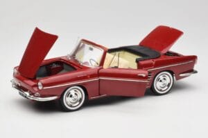 Renault Floride Cabriolet Rød Norev 1:18 185175 Metal — billede 2 af 8