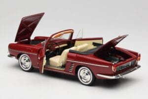 Renault Floride Cabriolet Rød Norev 1:18 185175 Metal — billede 5 af 8
