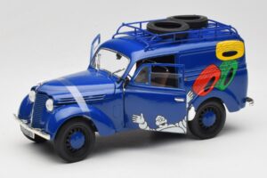Renault Juvaquatre Michelin Blue Solido 1:18 82008 Metal — billede 2 af 8