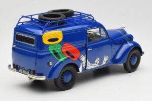 Renault Juvaquatre Michelin Blue Solido 1:18 82008 Metal — billede 3 af 8