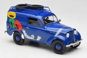 Renault Juvaquatre Michelin Blue Solido 1:18 82008 Metal — billede 5 af 8