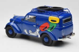Renault Juvaquatre Michelin Blue Solido 1:18 82008 Metal — billede 6 af 8