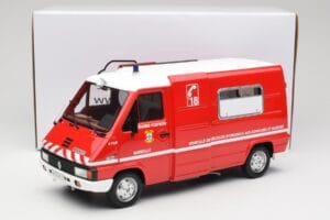 Renault Master T30 VSAB Brandvæsen Rød Otto 1:18 OT1107 Resin — billede 6 af 6