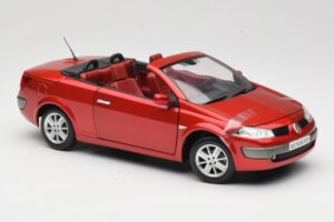 Renault Megane Mk1 CC Rød Solido 1:18 8152 Metal — billede 6 af 8