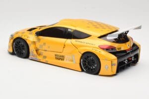 Renault Megane Trophy Showcar Gul Eurocup Megane Trophy 2011 Norev 1:18 185109 Metal — billede 6 af 8