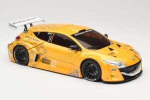 Renault Megane Trophy Showcar Gul Eurocup Megane Trophy 2011 Norev 1:18 185109 Metal — billede 7 af 8