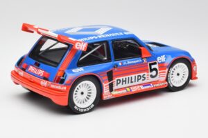 Renault R5 Maxi Turbo #5 Philips J-L. Busquet Superproduction 1987 Otto 1:18 OT1094 Resin — billede 2 af 6