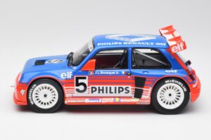Renault R5 Maxi Turbo #5 Philips J-L. Busquet Superproduction 1987 Otto 1:18 OT1094 Resin — billede 3 af 6