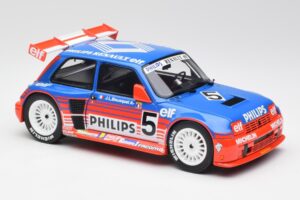 Renault R5 Maxi Turbo #5 Philips J-L. Busquet Superproduction 1987 Otto 1:18 OT1094 Resin — billede 4 af 6