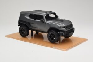 Rezvani Tank Matte Grå DNA 1:18 DNA000009 Metal — billede 4 af 6