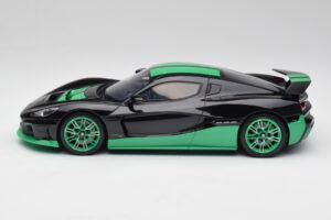 Rimac Nevera Record Monochrome Sort GT Spirit 1:18 GT916 Resin — billede 3 af 6
